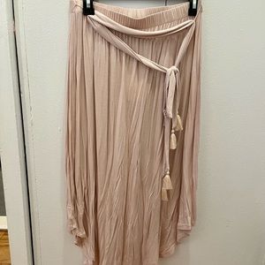 Vintage Havana pink midi skirt